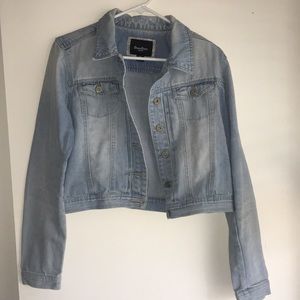 Light wash jean jacket